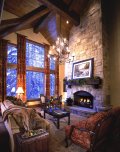 Meadow Drive Residence - Living - fireplace